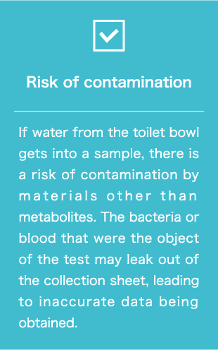 Risk of contamination